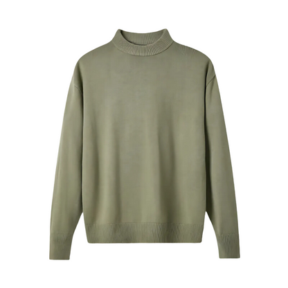 Classic Turtleneck Knit Sweater for Men