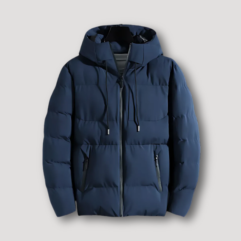 Warm Puffer Coat With Hood Jacket Winter