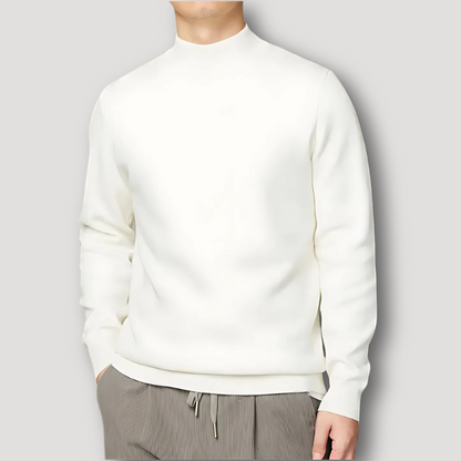 Cozy Mock Neck Stylish Sweater Men Sale