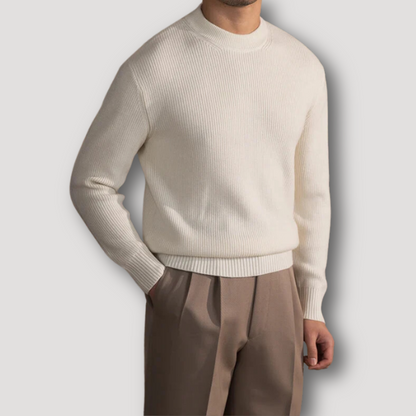 Business Attire Solid Color Warm Wool Sweater Sale