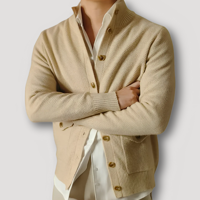 Casual Style Business Attire Cardigan Vest For Men