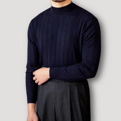 Stylish Acrylic Wool Warm Knitted Turtleneck Sweater Men Sale