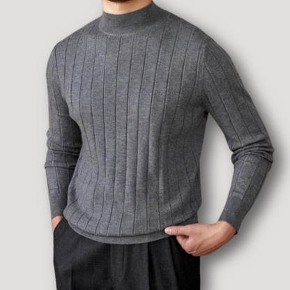 Stylish Acrylic Wool Warm Knitted Turtleneck Sweater Men Sale