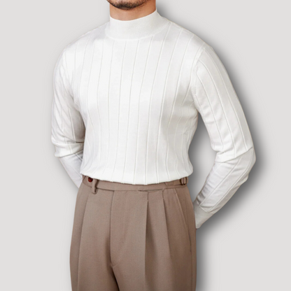 Stylish Acrylic Wool Warm Knitted Turtleneck Sweater Men Sale