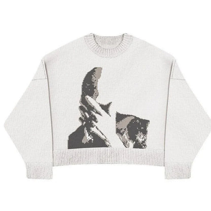 Vintage Knitted Sweater ‘No Regrets’