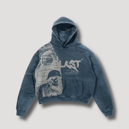 Graphic Blast Oversized Hoodie Y2k Streetwear