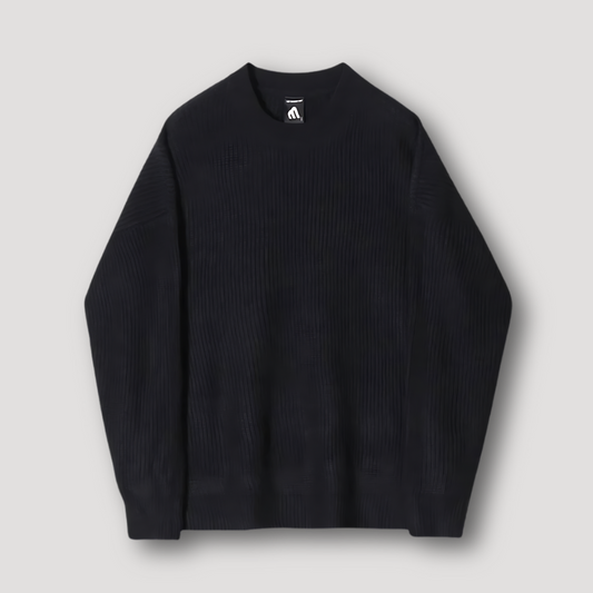 Drop Shoulder Oversized Ribbed Knit Sweater Sale For Men