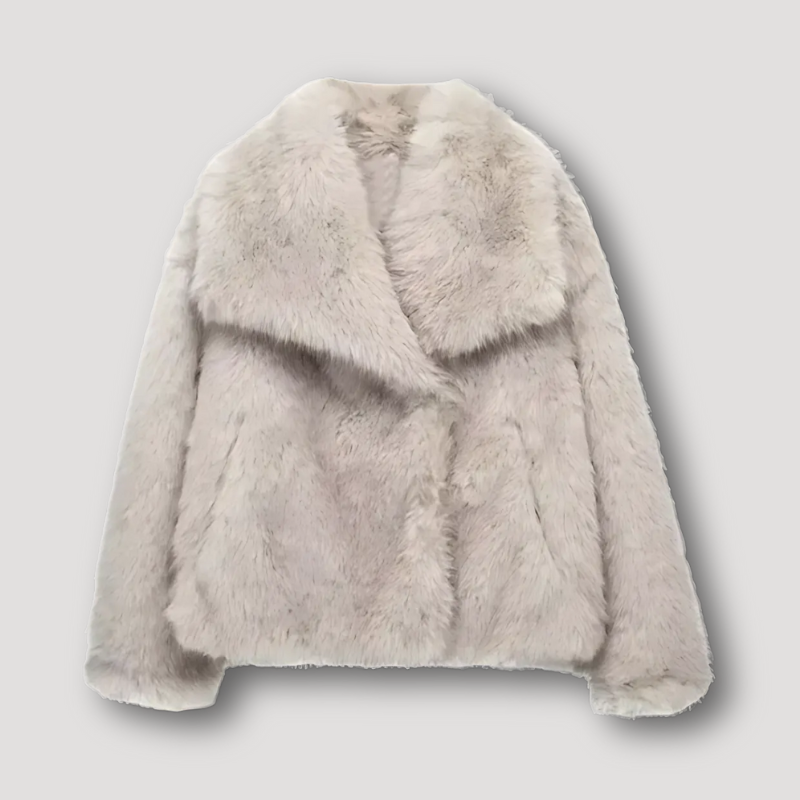 Stylish Soft Fur Elegant Winter Coat For Women