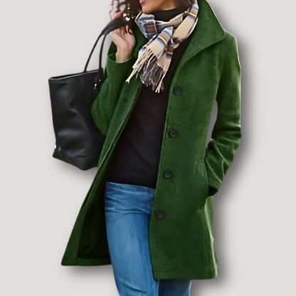 Stylish Vegan Wool Warm Coat Women