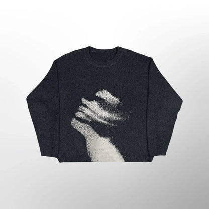 Streetwear Y2K Vintage Hip Hop Knitter Sweater For Men